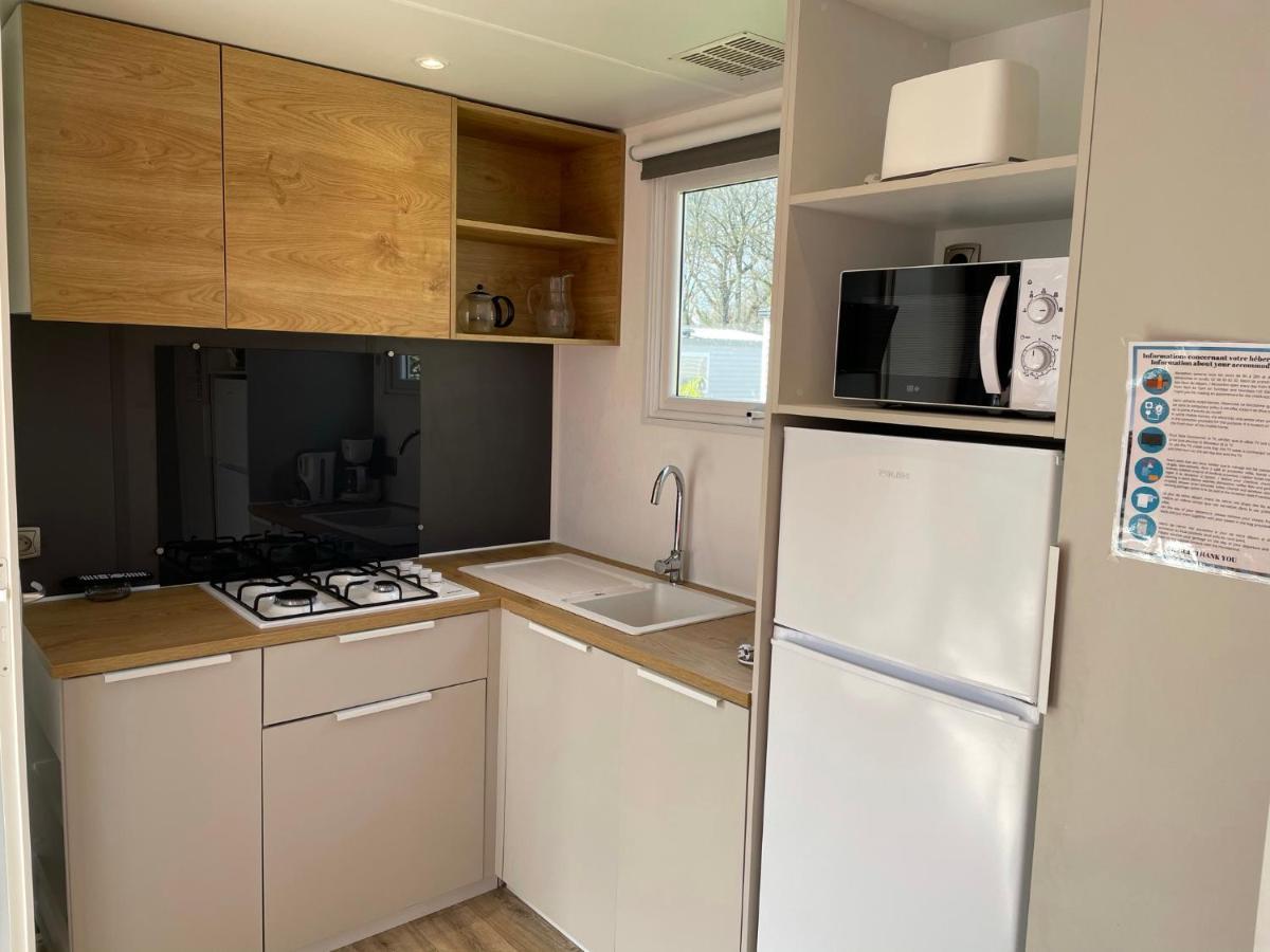 Mobilhome tout confort M9 domaine de Lanniron Quimper Extérieur photo